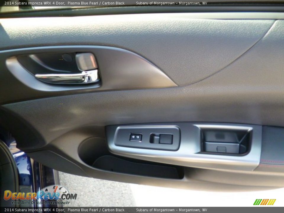 2014 Subaru Impreza WRX 4 Door Plasma Blue Pearl / Carbon Black Photo #11