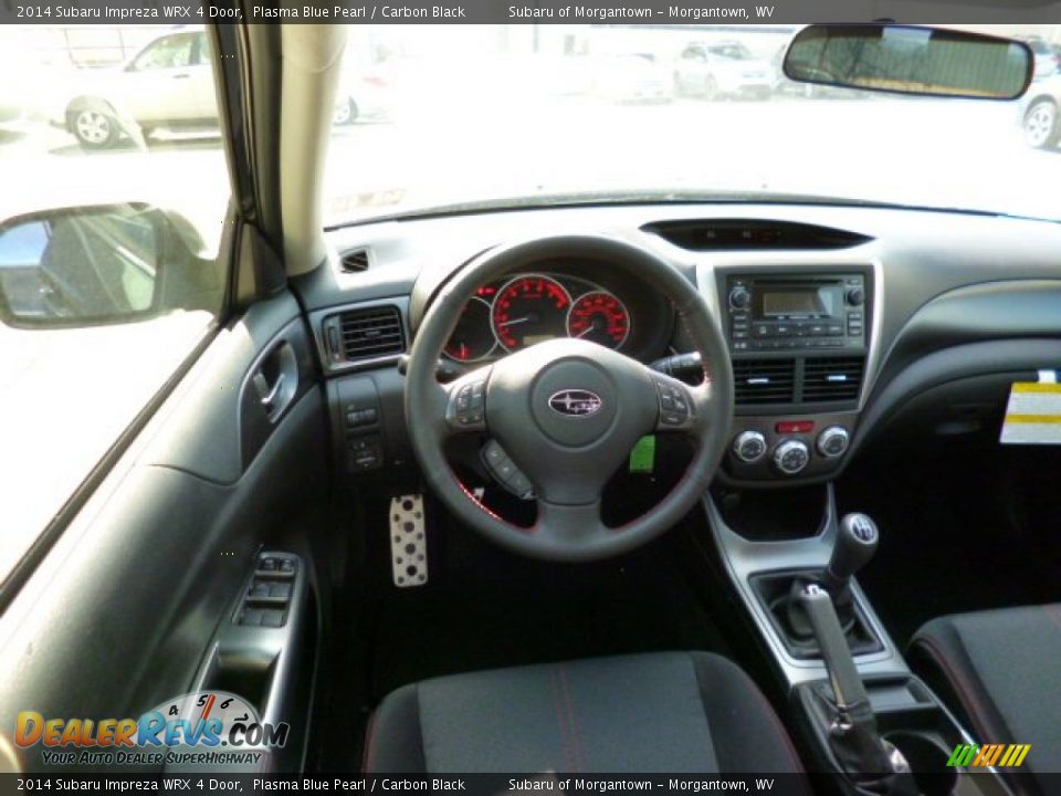 2014 Subaru Impreza WRX 4 Door Plasma Blue Pearl / Carbon Black Photo #14