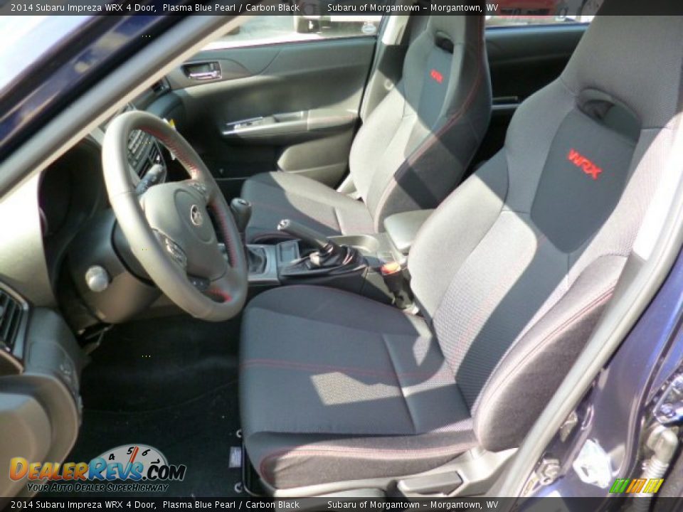 2014 Subaru Impreza WRX 4 Door Plasma Blue Pearl / Carbon Black Photo #15