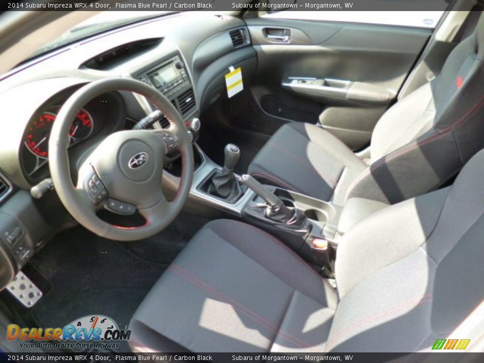 2014 Subaru Impreza WRX 4 Door Plasma Blue Pearl / Carbon Black Photo #16