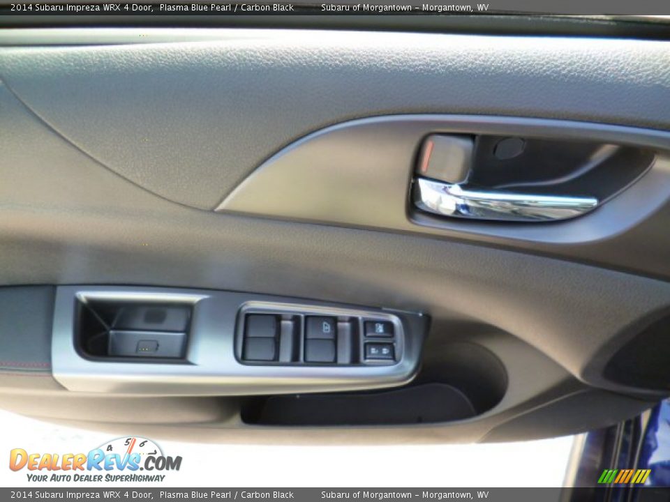 2014 Subaru Impreza WRX 4 Door Plasma Blue Pearl / Carbon Black Photo #17