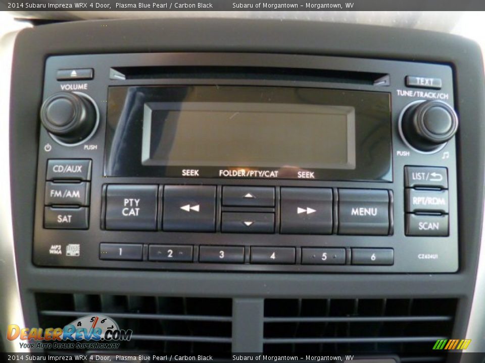 2014 Subaru Impreza WRX 4 Door Plasma Blue Pearl / Carbon Black Photo #19