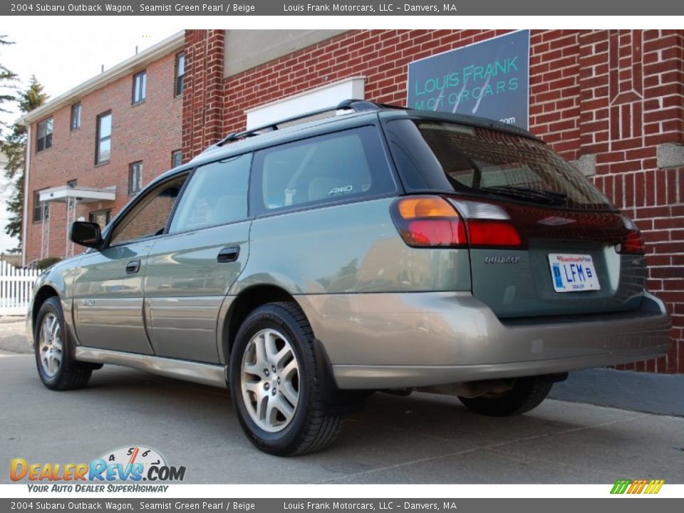 2004 Subaru Outback Wagon Seamist Green Pearl / Beige Photo #11