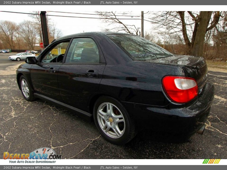 2002 Subaru Impreza WRX Sedan Midnight Black Pearl / Black Photo #4