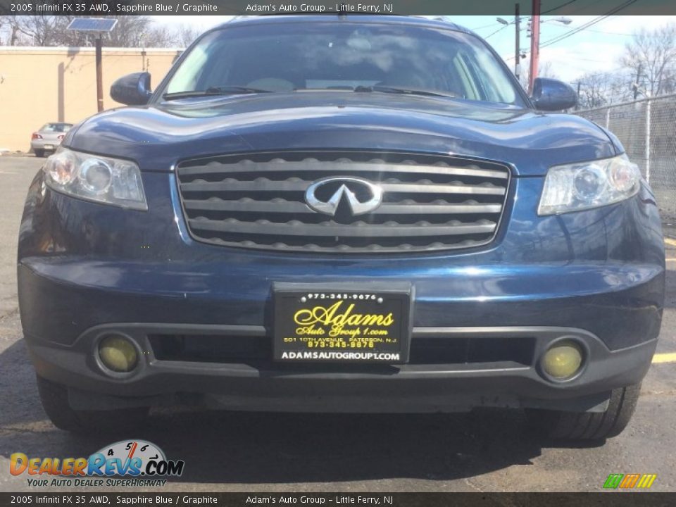 2005 Infiniti FX 35 AWD Sapphire Blue / Graphite Photo #2
