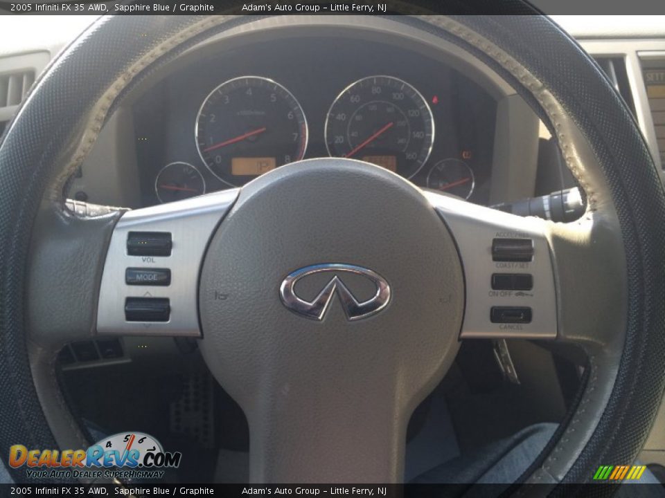 2005 Infiniti FX 35 AWD Sapphire Blue / Graphite Photo #10