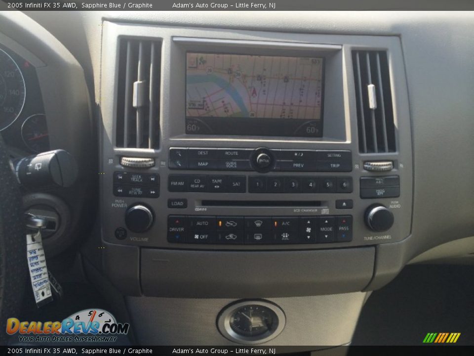 2005 Infiniti FX 35 AWD Sapphire Blue / Graphite Photo #12