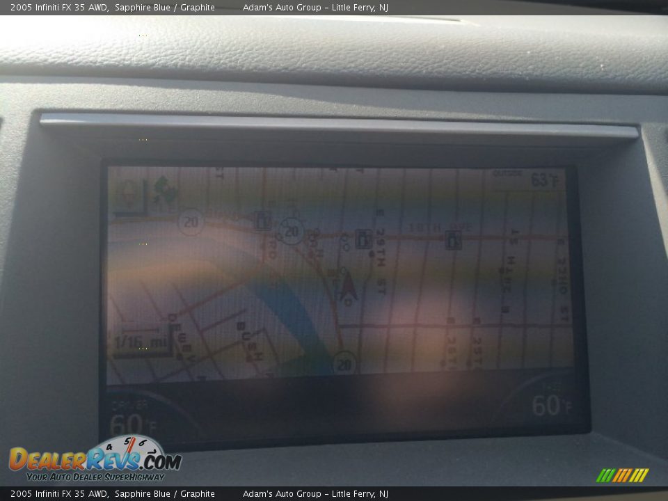 2005 Infiniti FX 35 AWD Sapphire Blue / Graphite Photo #13