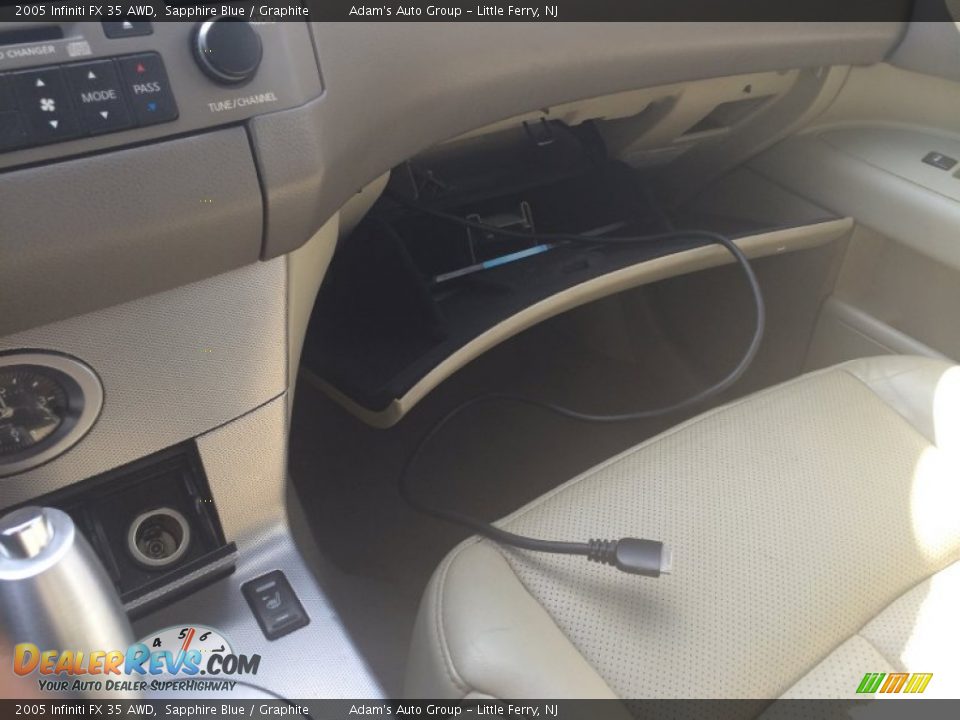 2005 Infiniti FX 35 AWD Sapphire Blue / Graphite Photo #16