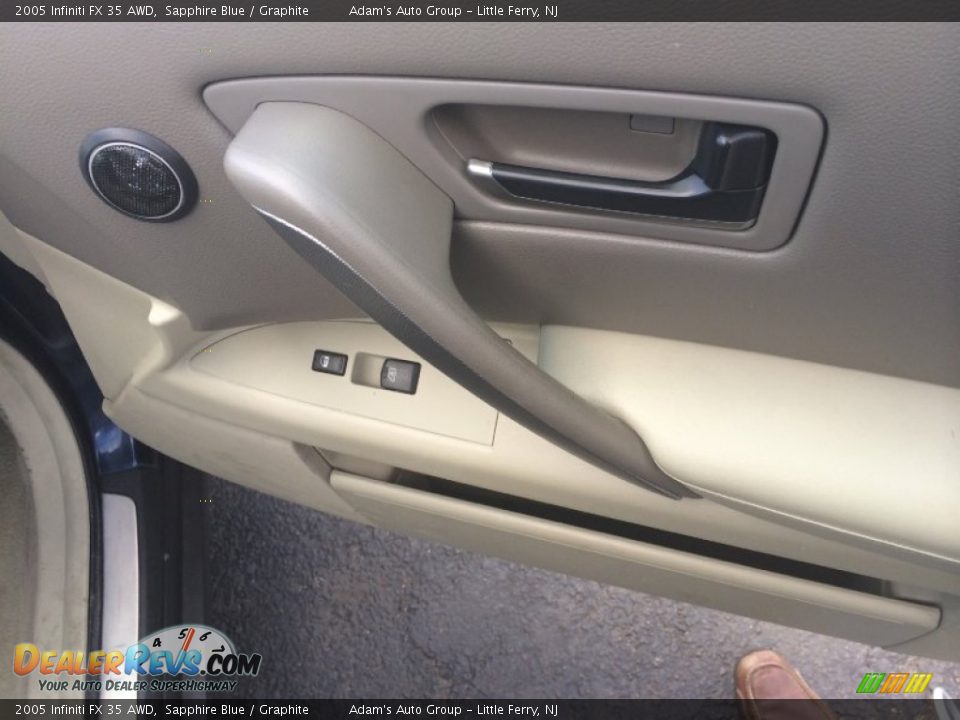 2005 Infiniti FX 35 AWD Sapphire Blue / Graphite Photo #17