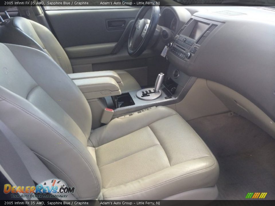 2005 Infiniti FX 35 AWD Sapphire Blue / Graphite Photo #18