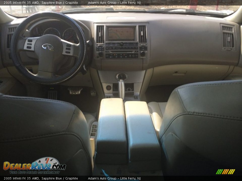 2005 Infiniti FX 35 AWD Sapphire Blue / Graphite Photo #22