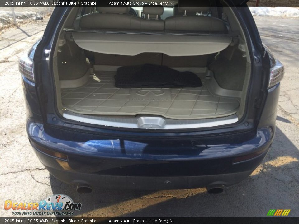2005 Infiniti FX 35 AWD Sapphire Blue / Graphite Photo #29