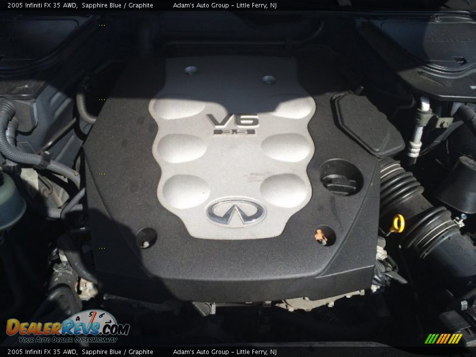 2005 Infiniti FX 35 AWD Sapphire Blue / Graphite Photo #30