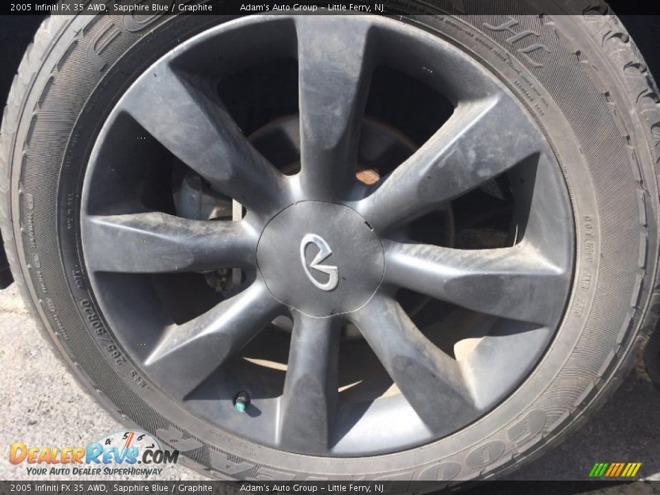 2005 Infiniti FX 35 AWD Sapphire Blue / Graphite Photo #31