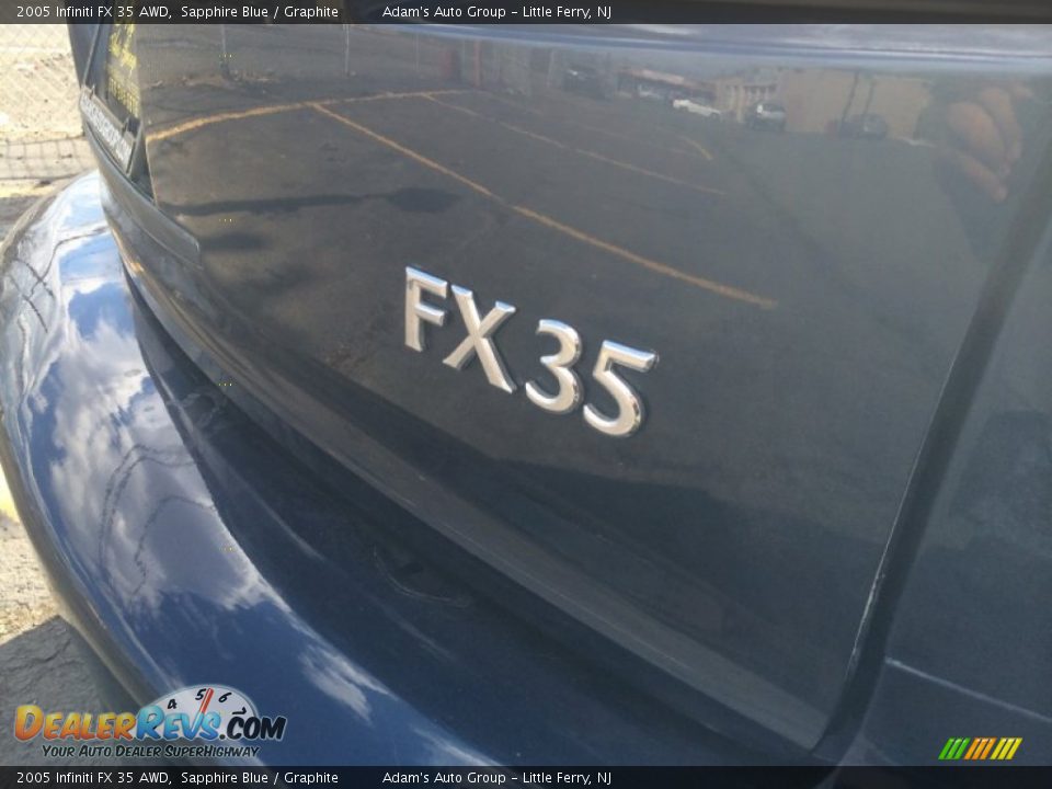 2005 Infiniti FX 35 AWD Sapphire Blue / Graphite Photo #35