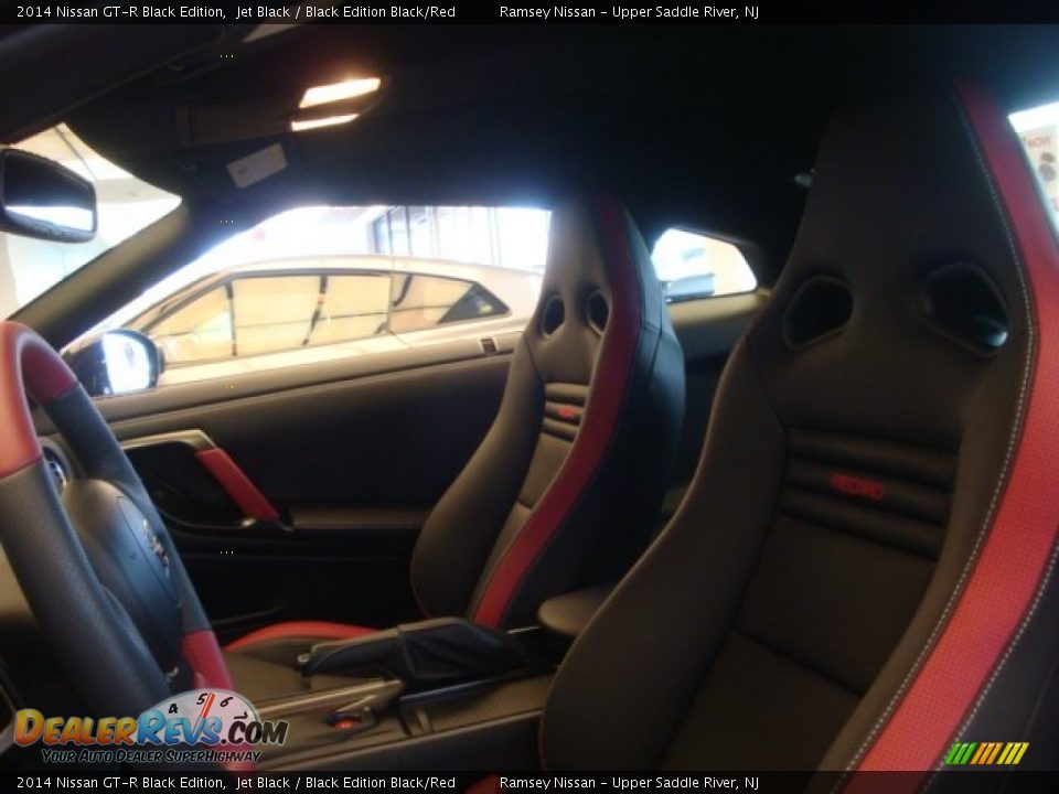 Front Seat of 2014 Nissan GT-R Black Edition Photo #18