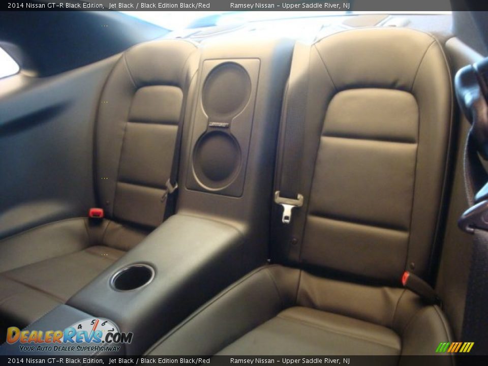 Rear Seat of 2014 Nissan GT-R Black Edition Photo #19
