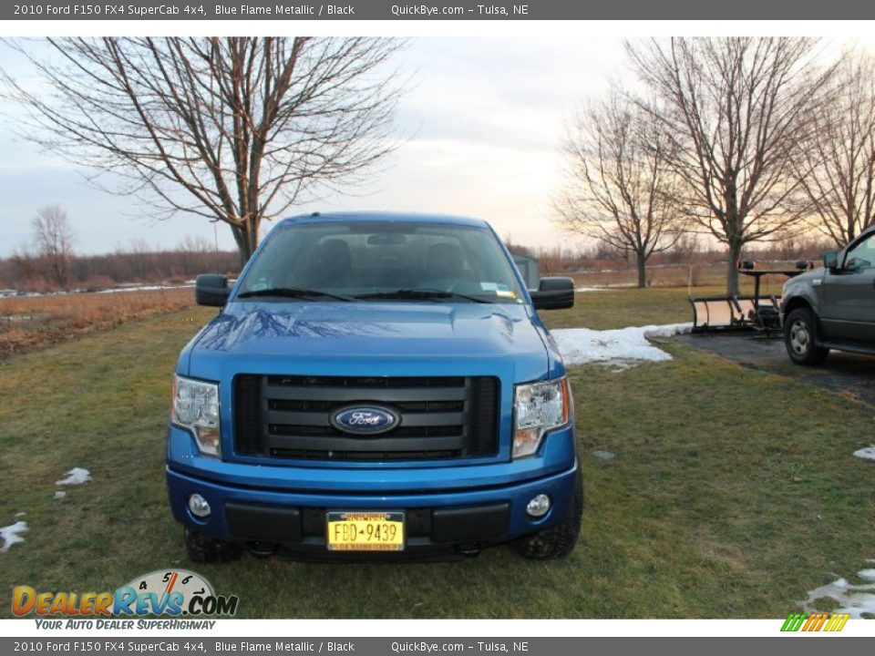 2010 Ford F150 FX4 SuperCab 4x4 Blue Flame Metallic / Black Photo #4