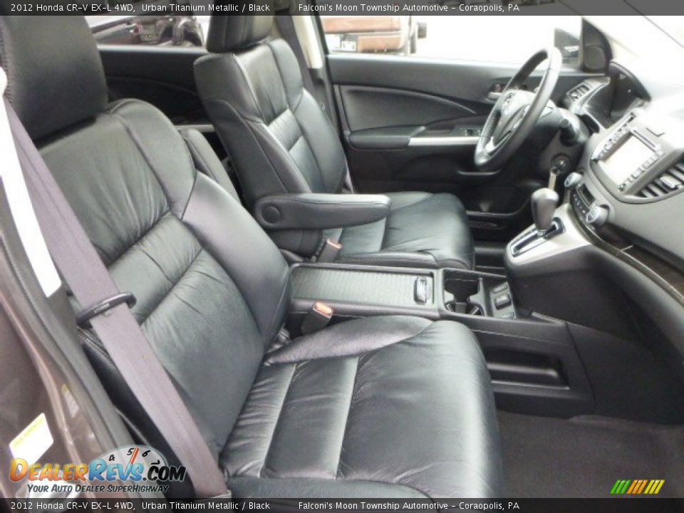 2012 Honda CR-V EX-L 4WD Urban Titanium Metallic / Black Photo #10