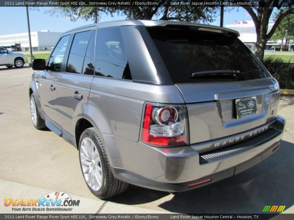 2011 Land Rover Range Rover Sport HSE LUX Stornoway Grey Metallic / Ebony/Ebony Photo #8