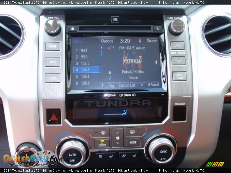 2014 Toyota Tundra 1794 Edition Crewmax 4x4 Attitude Black Metallic / 1794 Edition Premium Brown Photo #31