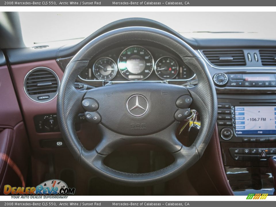 2008 Mercedes-Benz CLS 550 Steering Wheel Photo #15