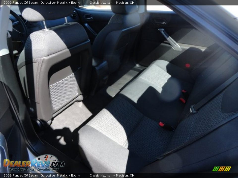 2009 Pontiac G6 Sedan Quicksilver Metallic / Ebony Photo #3