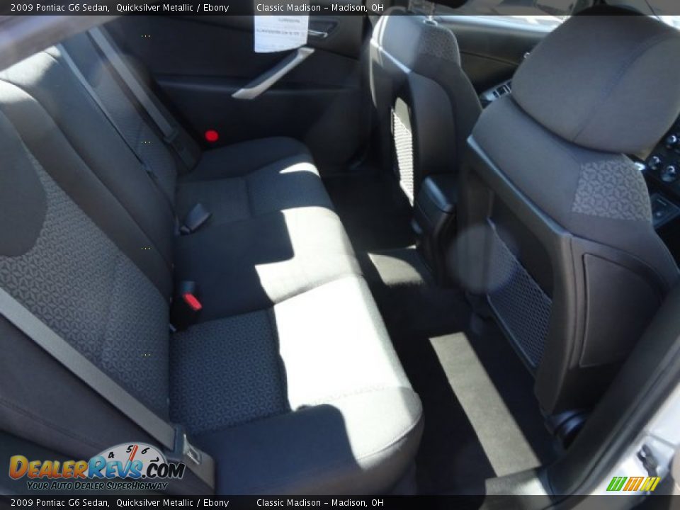 2009 Pontiac G6 Sedan Quicksilver Metallic / Ebony Photo #5