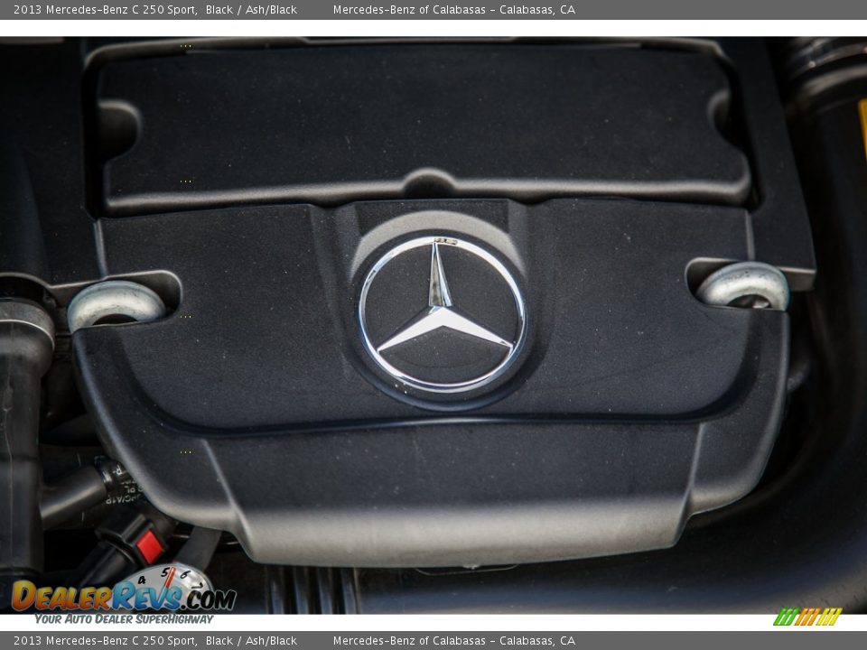 2013 Mercedes-Benz C 250 Sport Black / Ash/Black Photo #25