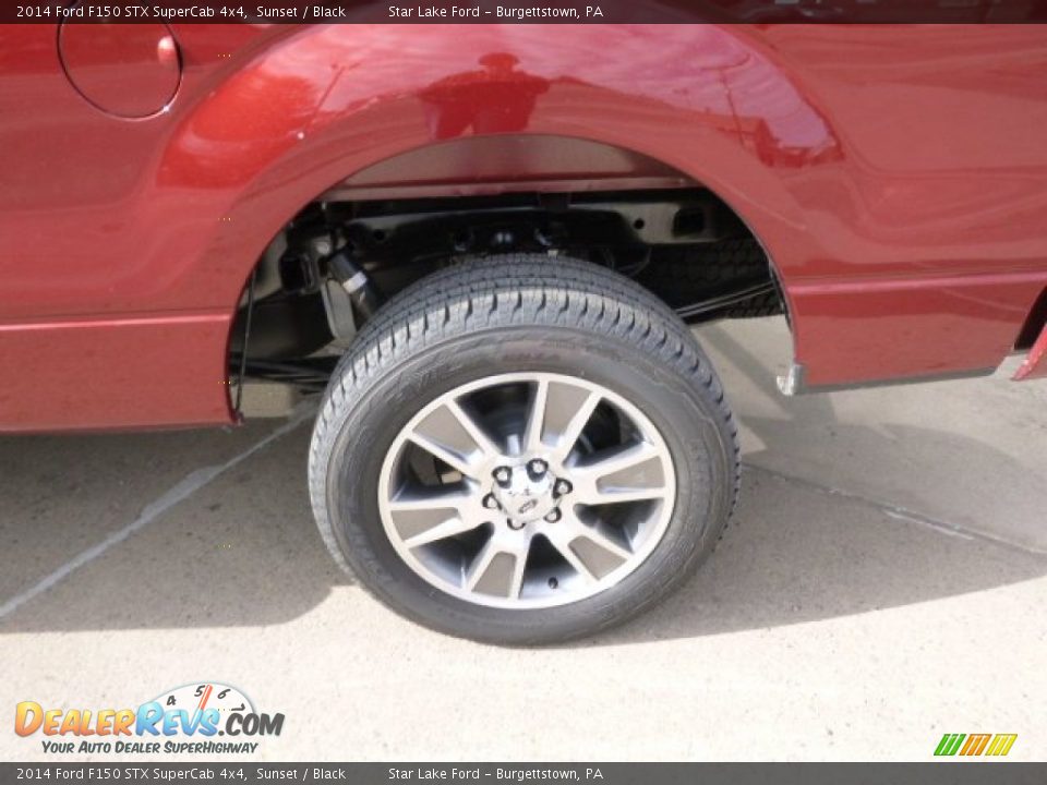 2014 Ford F150 STX SuperCab 4x4 Sunset / Black Photo #8