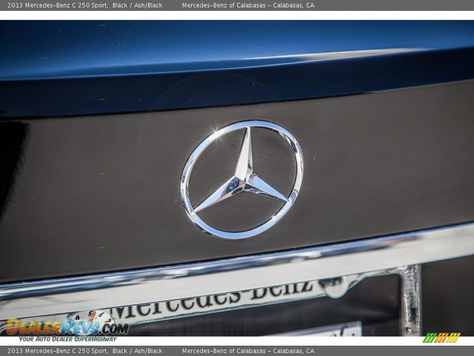 2013 Mercedes-Benz C 250 Sport Black / Ash/Black Photo #29