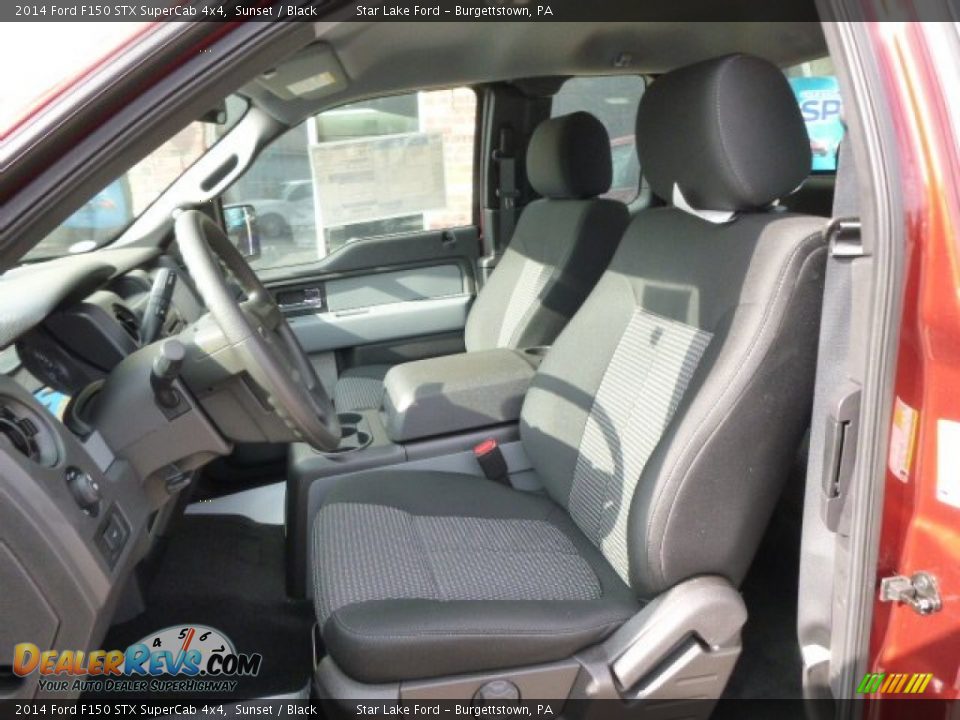 2014 Ford F150 STX SuperCab 4x4 Sunset / Black Photo #9