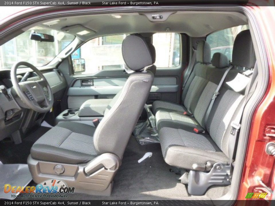 2014 Ford F150 STX SuperCab 4x4 Sunset / Black Photo #11