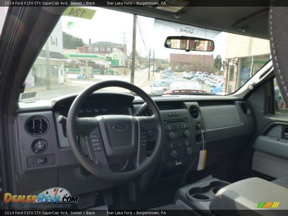 2014 Ford F150 STX SuperCab 4x4 Sunset / Black Photo #13