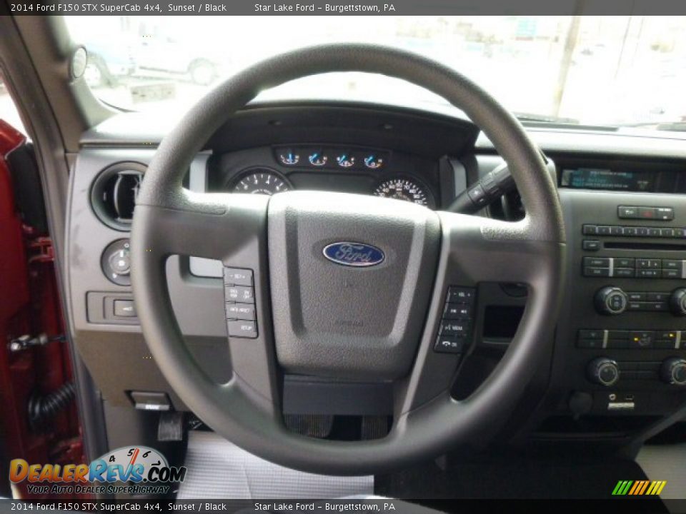 2014 Ford F150 STX SuperCab 4x4 Sunset / Black Photo #18