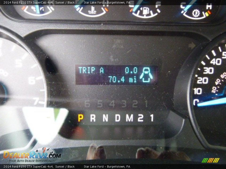 2014 Ford F150 STX SuperCab 4x4 Sunset / Black Photo #19