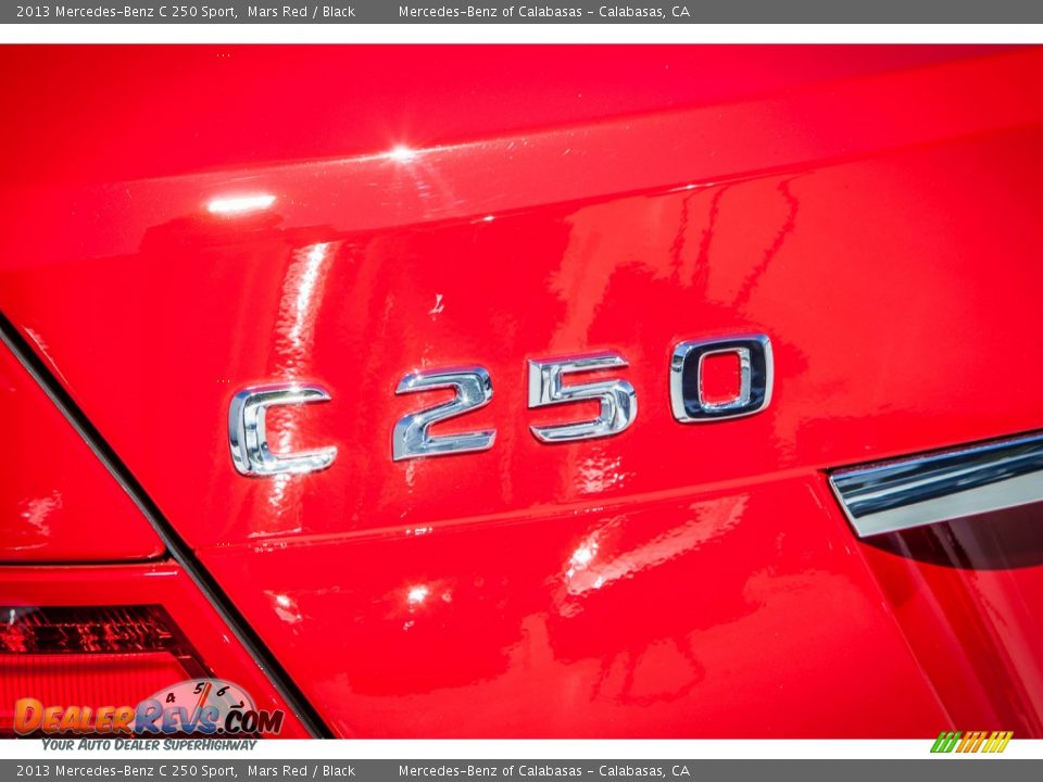 2013 Mercedes-Benz C 250 Sport Mars Red / Black Photo #7