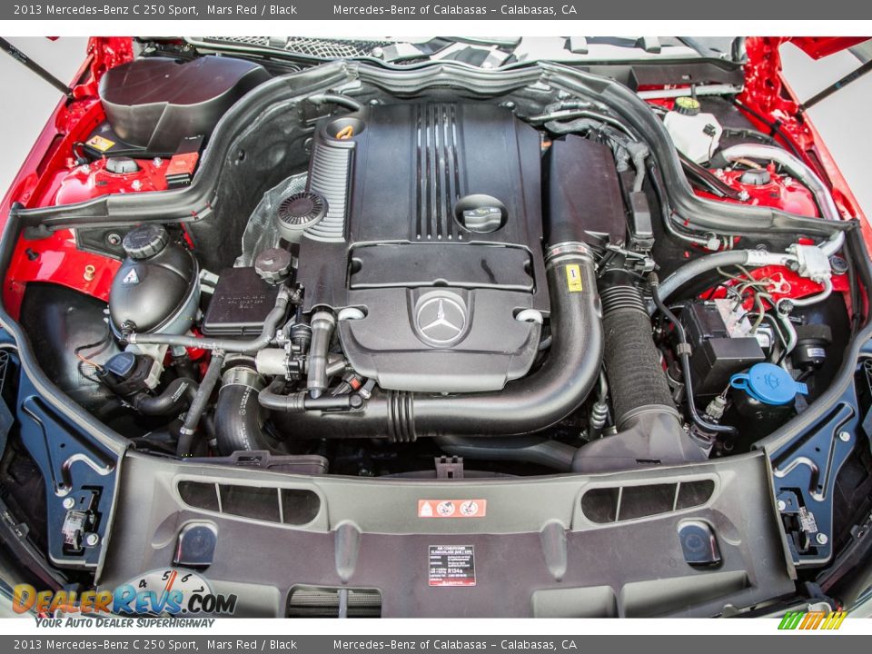 2013 Mercedes-Benz C 250 Sport Mars Red / Black Photo #9
