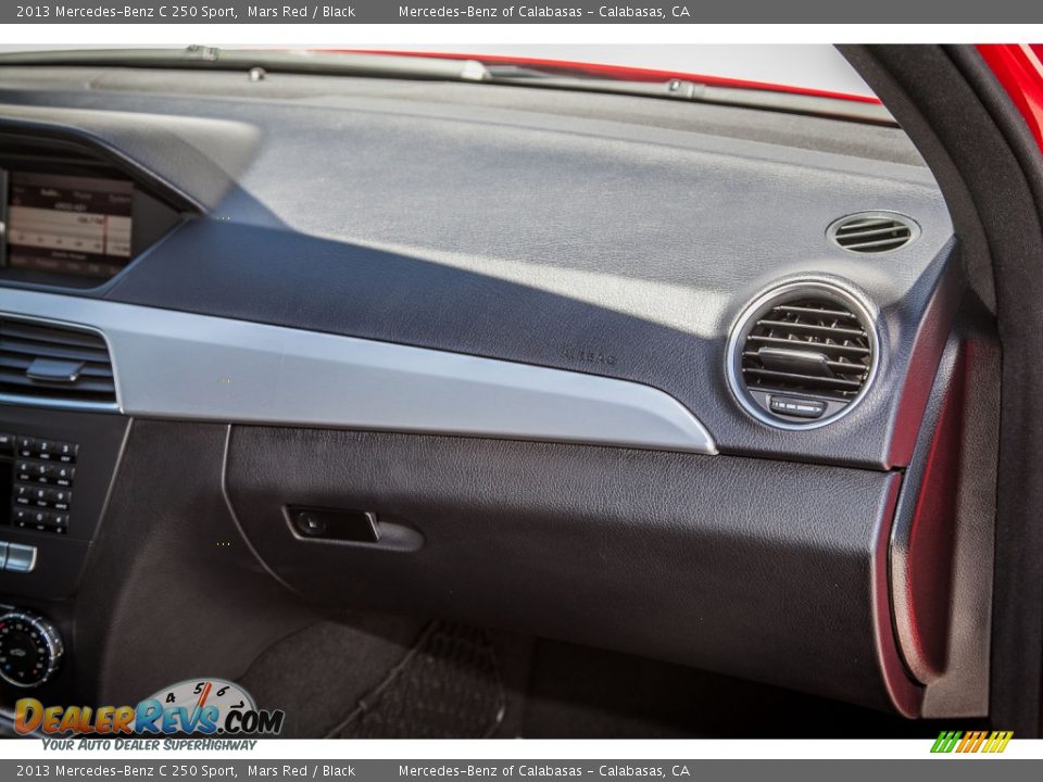 2013 Mercedes-Benz C 250 Sport Mars Red / Black Photo #22