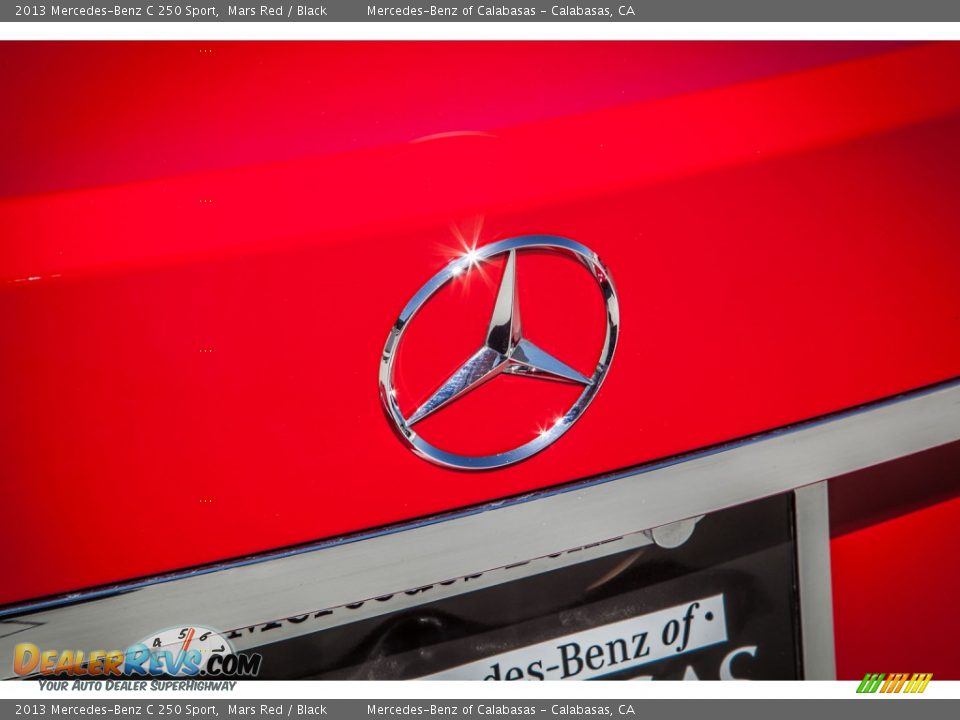 2013 Mercedes-Benz C 250 Sport Mars Red / Black Photo #30