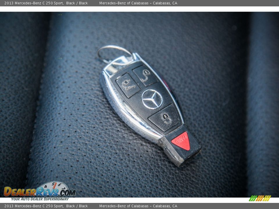 2013 Mercedes-Benz C 250 Sport Black / Black Photo #11