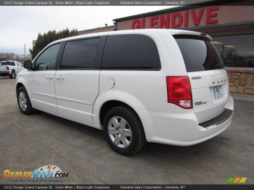 2012 Dodge Grand Caravan SE Stone White / Black/Light Graystone Photo #4