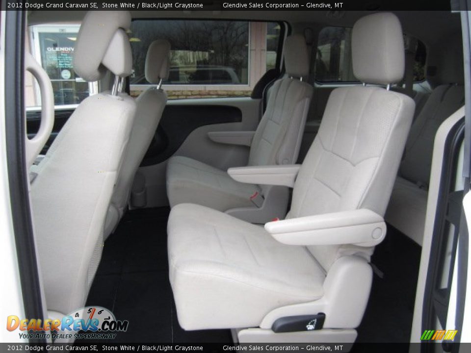 2012 Dodge Grand Caravan SE Stone White / Black/Light Graystone Photo #6