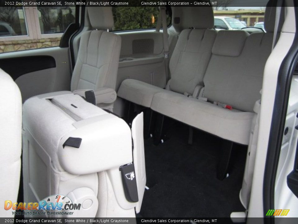 2012 Dodge Grand Caravan SE Stone White / Black/Light Graystone Photo #7