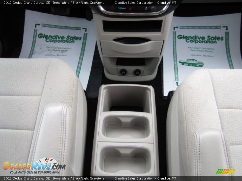2012 Dodge Grand Caravan SE Stone White / Black/Light Graystone Photo #9