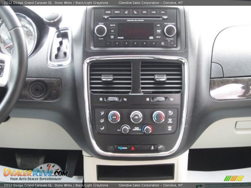 2012 Dodge Grand Caravan SE Stone White / Black/Light Graystone Photo #15