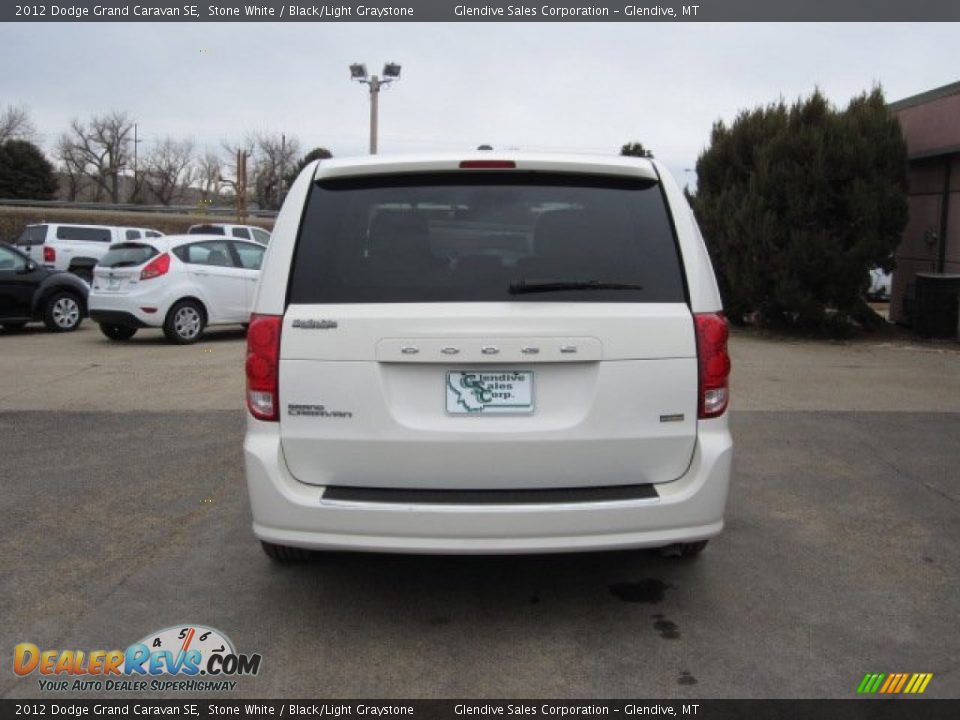 2012 Dodge Grand Caravan SE Stone White / Black/Light Graystone Photo #18