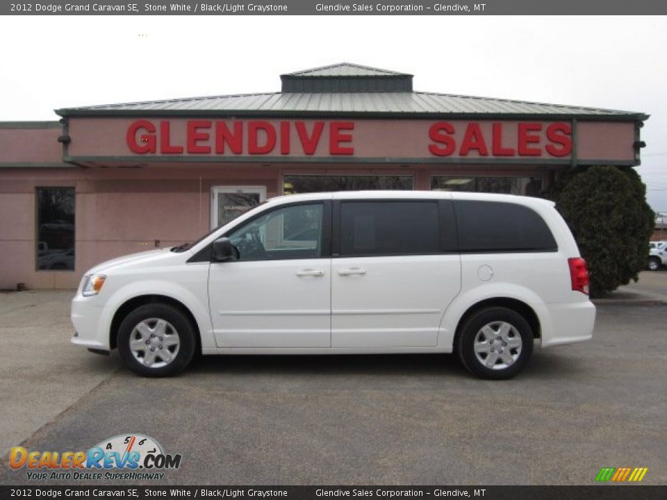 2012 Dodge Grand Caravan SE Stone White / Black/Light Graystone Photo #21
