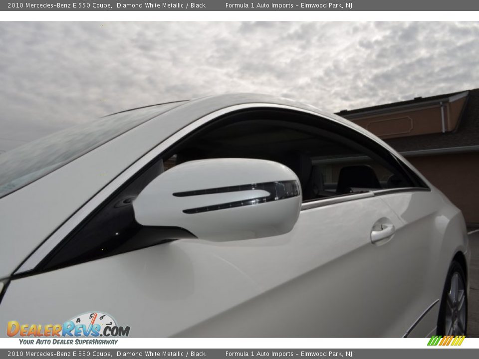 2010 Mercedes-Benz E 550 Coupe Diamond White Metallic / Black Photo #26